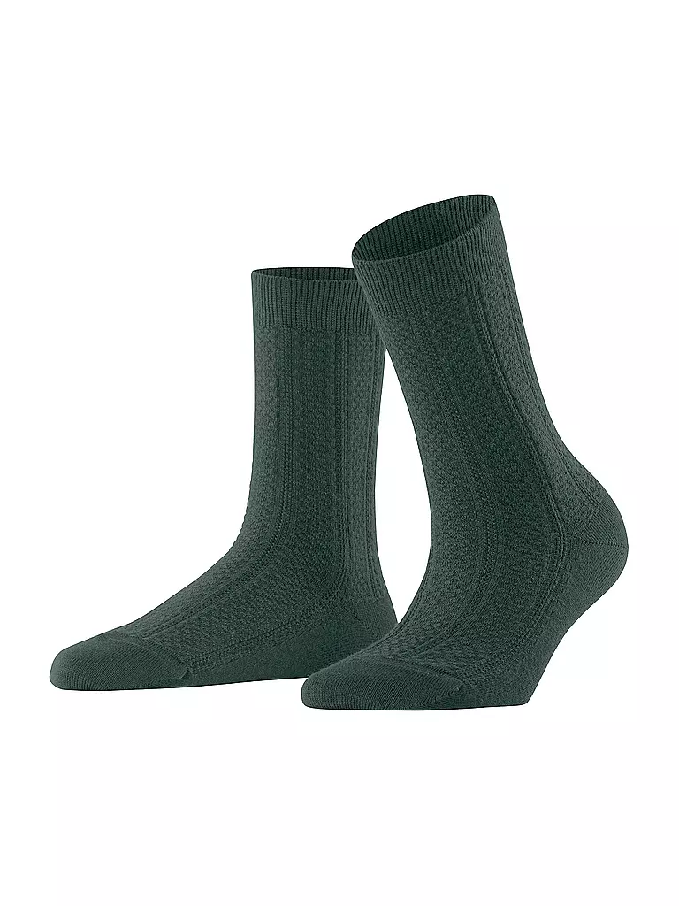 FALKE Socken NEEDLEPOINT thyme olive