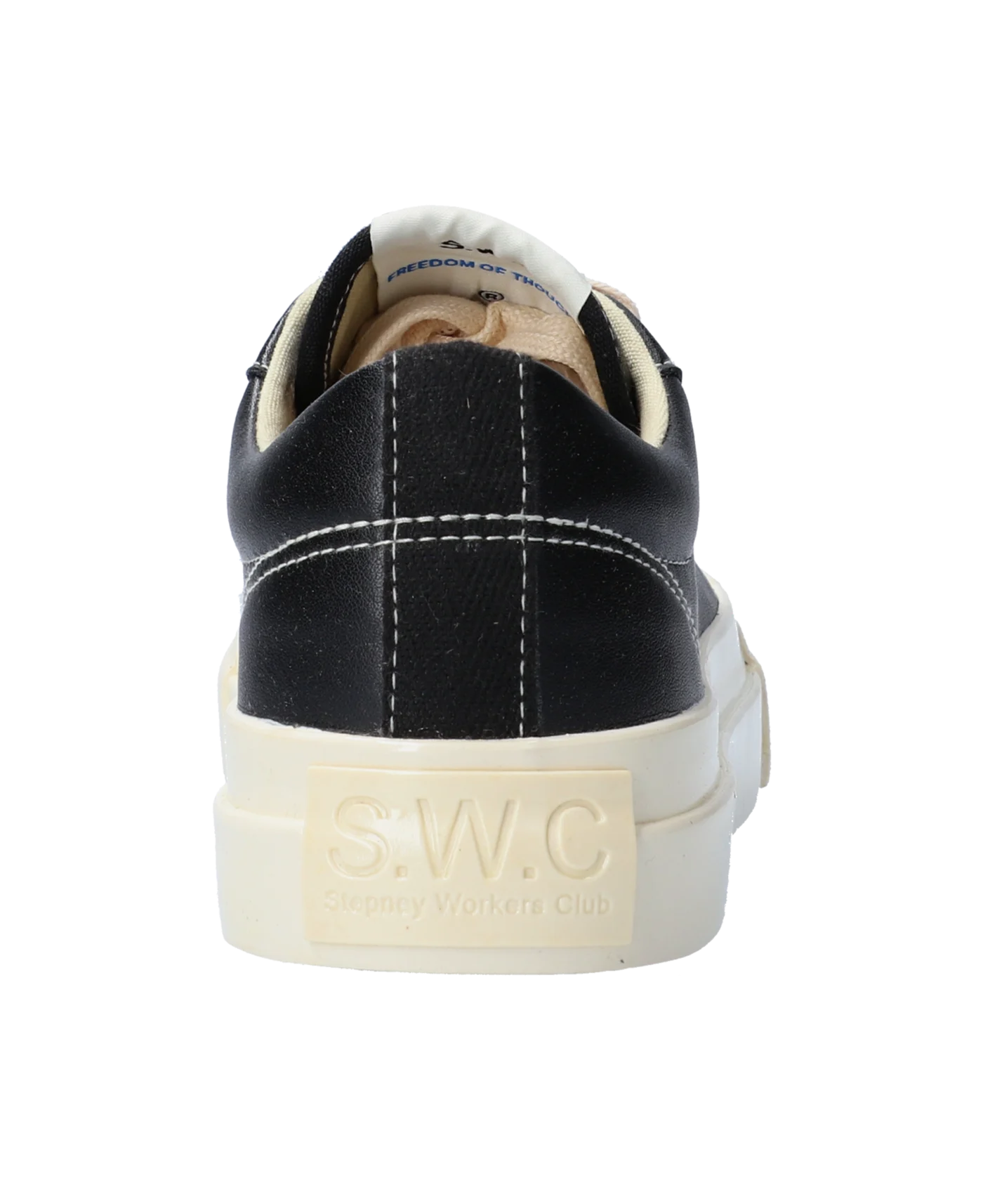 Stepney Dellow Leather Damen Schwarz Weiss