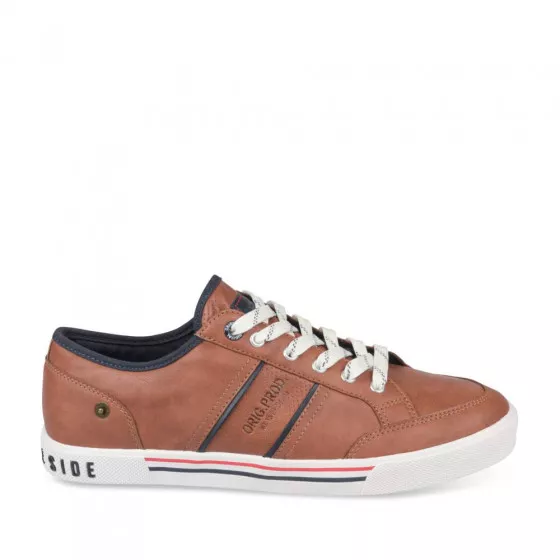 Baskets MARRON DENIM SIDE
