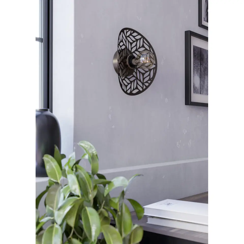 EGLO Swaby Wandlamp - E27 - 30 cm - Brons