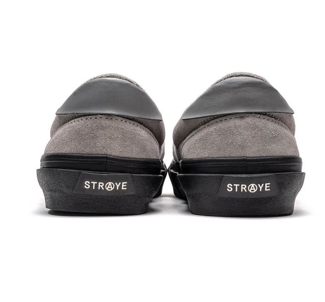 Straye Footwear Ventura Grey Black Suede 6.5 US