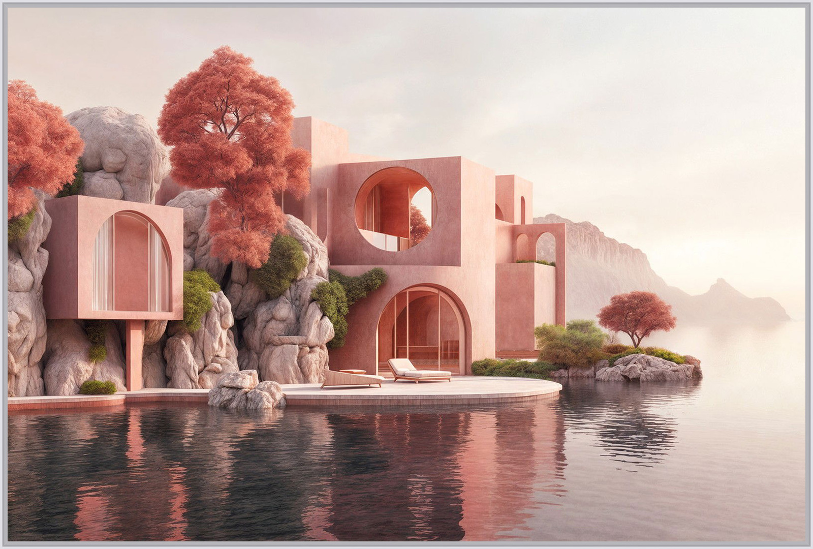 Brutalist Villa 5 by Cristina La Porta - Limited Edition. Edition of: 150. Signed.