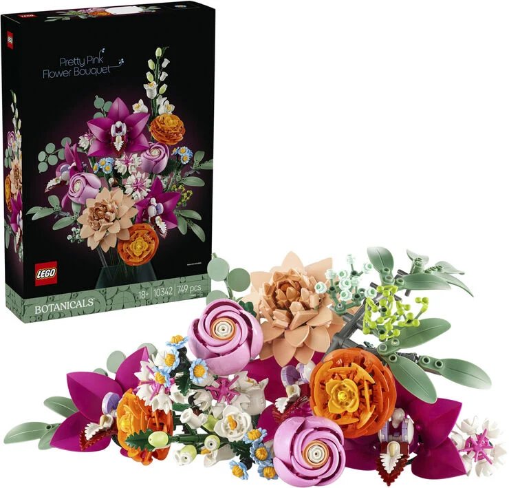 Lego Smuk pink blomsterbuket 10342