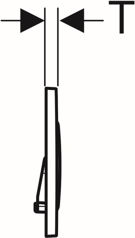Geberit - Sigma 20 - Bedieningsplaat - Mat Wit Glans