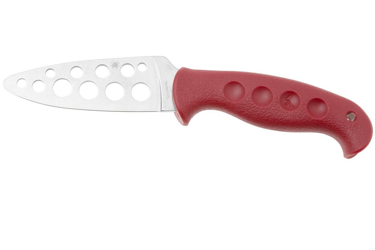 Spyderco Temperance Trainer FB05TRD, Red FRN trainingsmes, Sal Glesser design