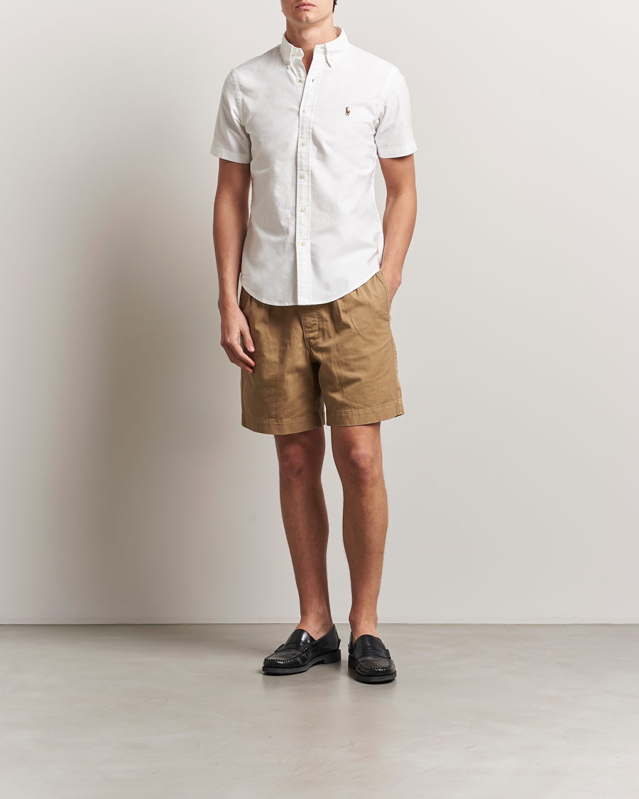 Polo Ralph Lauren Short Sleeve Oxford Shirt White