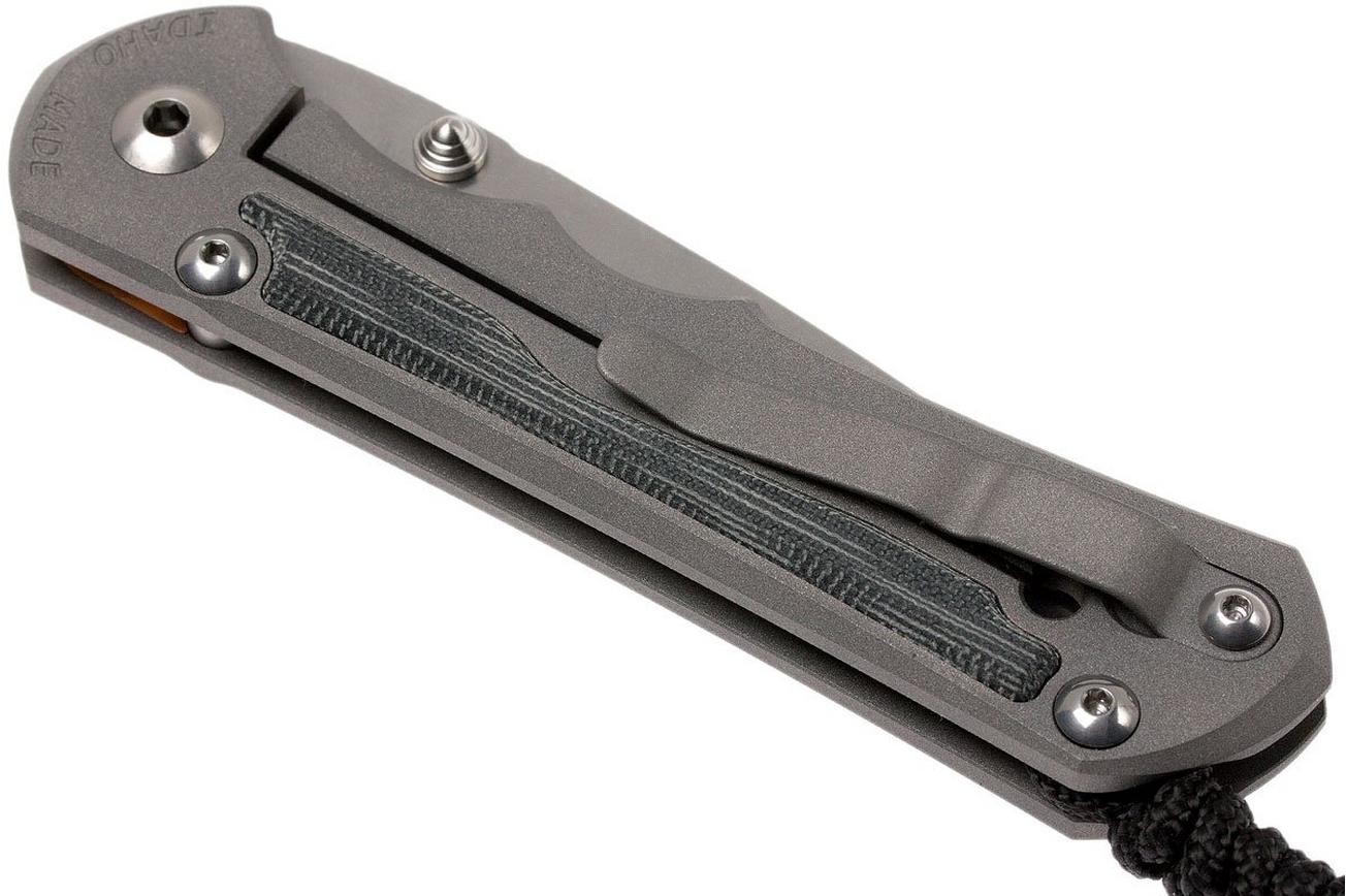 Chris Reeve Large Inkosi Black Micarta LIN-1012 zakmes