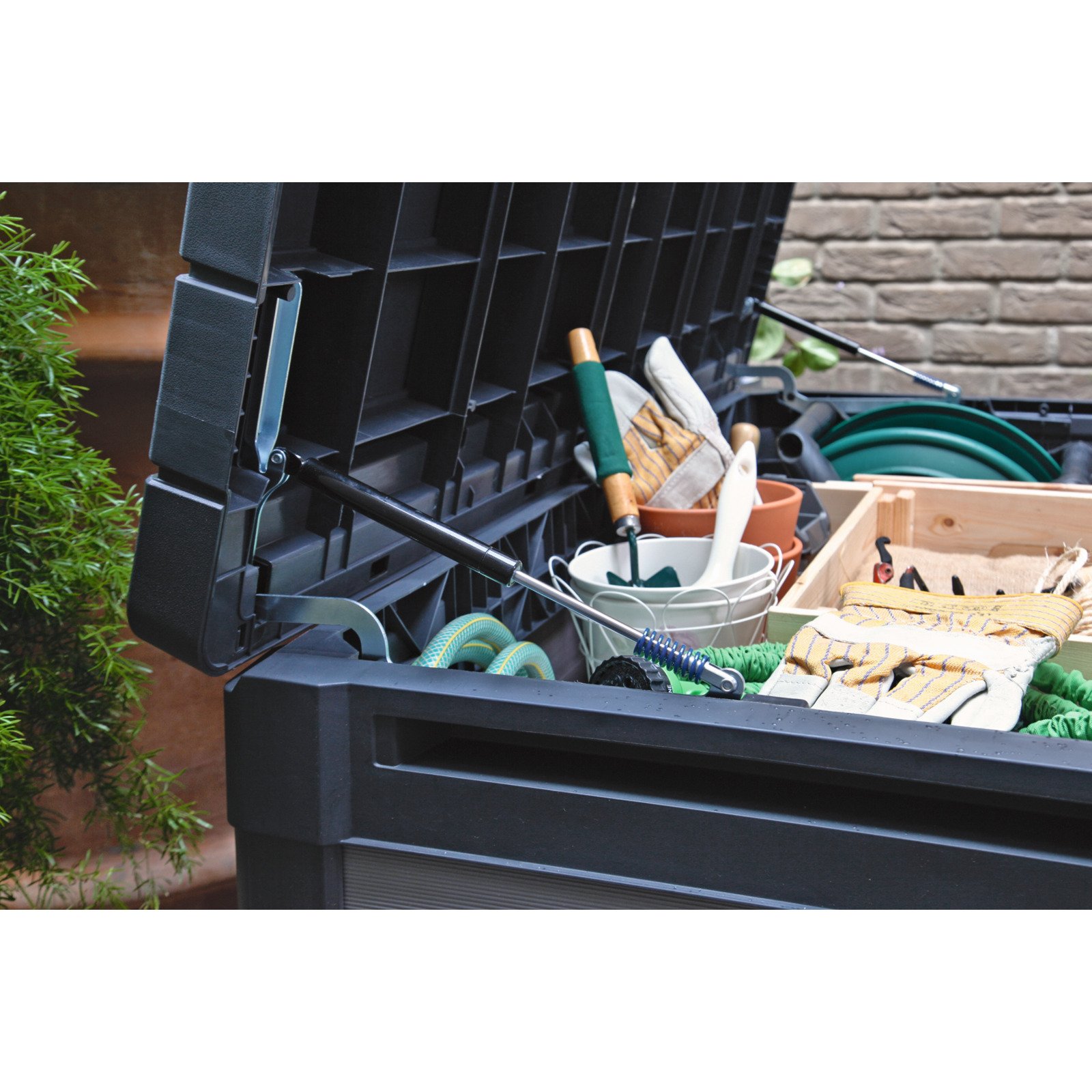 Kissenbox Ontario anthrazit