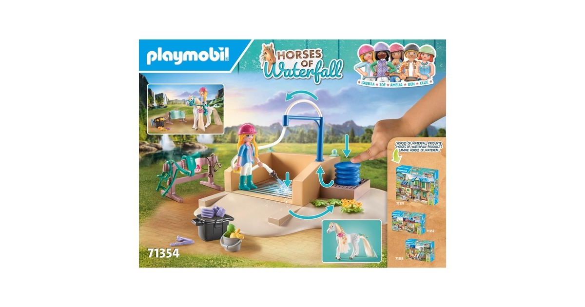 PLAYMOBILHorses of Waterfall - Isabella en leeuwin speelset Constructiespeelgoed  (71354)