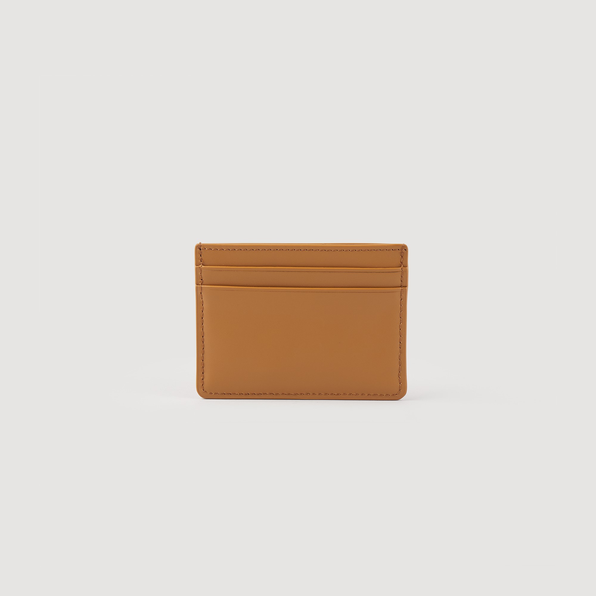 Porte-cartes en cuir lisse