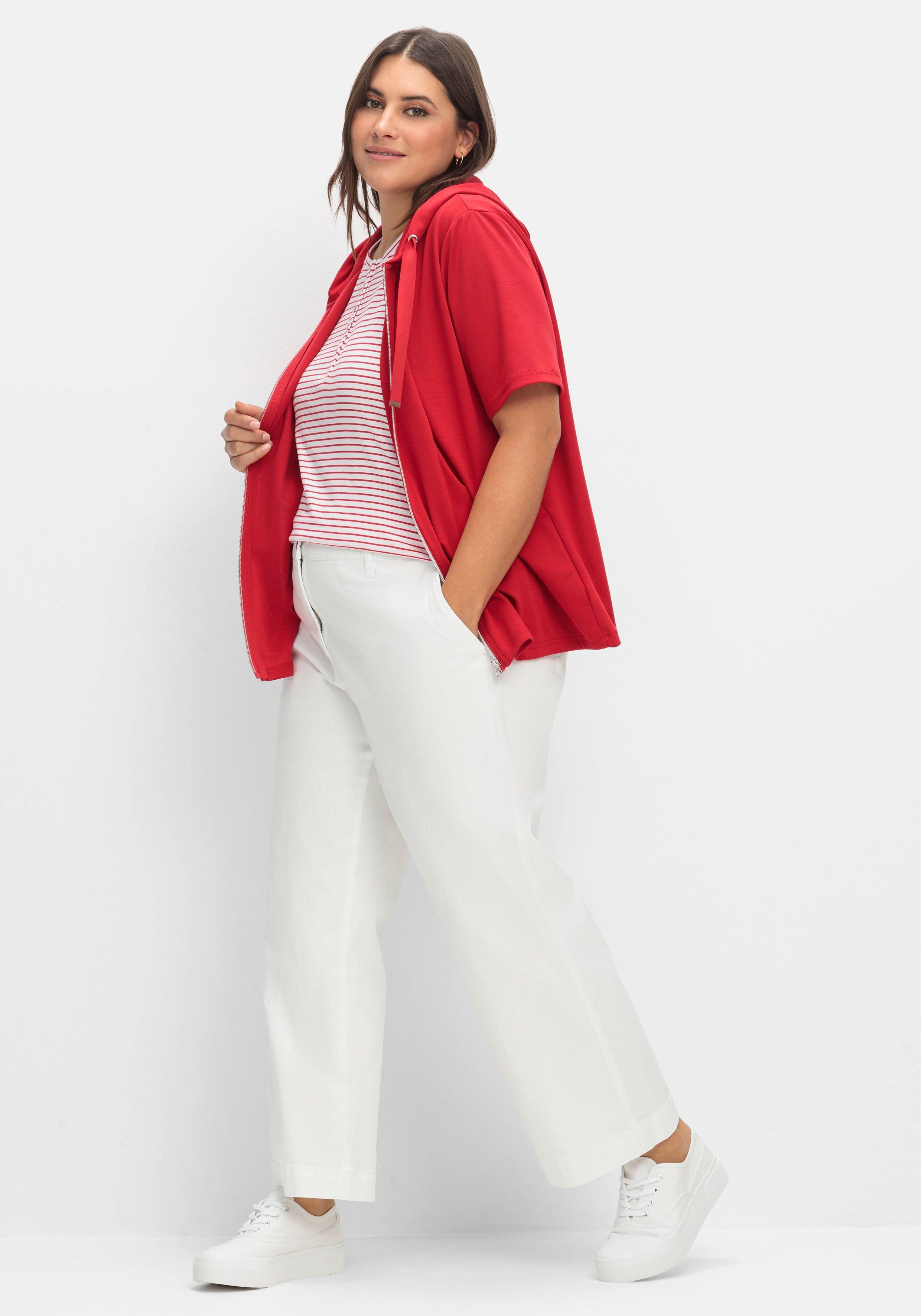 Culotte aus weichem Twill, in gewaschener Optik