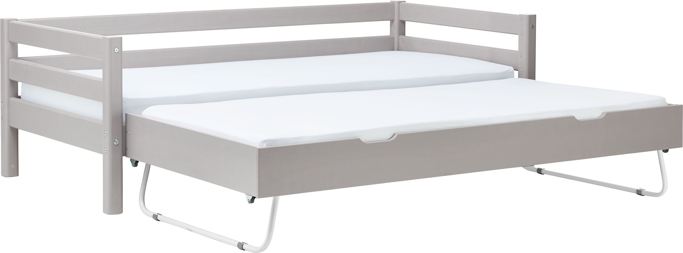 Flexa CLASSIC Kombibett - Grau / B: 100.0 cm x T: 210.0 cm x H: 67.0 cm