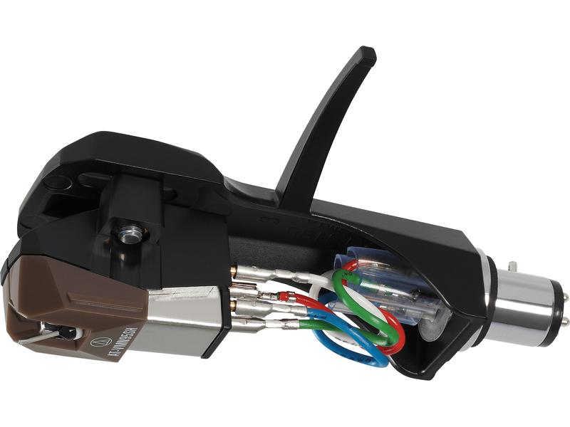 Audio-Technica Tonabnehmer AT-VM95SH/H inklusive Headshell Stereotonabnehmer AT-VM95SH mit Headshell AT-HS6BK