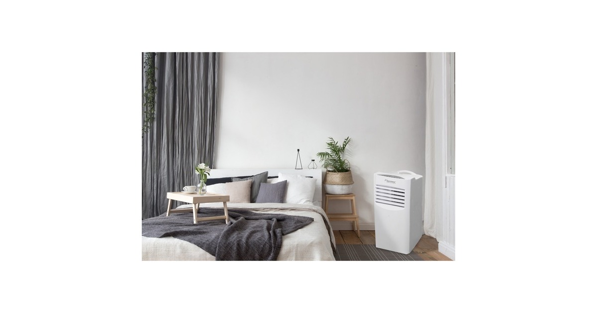 BestronAAC9000 Mobiele Airconditioner  (Wit, Koelvermogen 2,6 kW | met CFC-vrij koelmiddel | 9000 BTU/h)