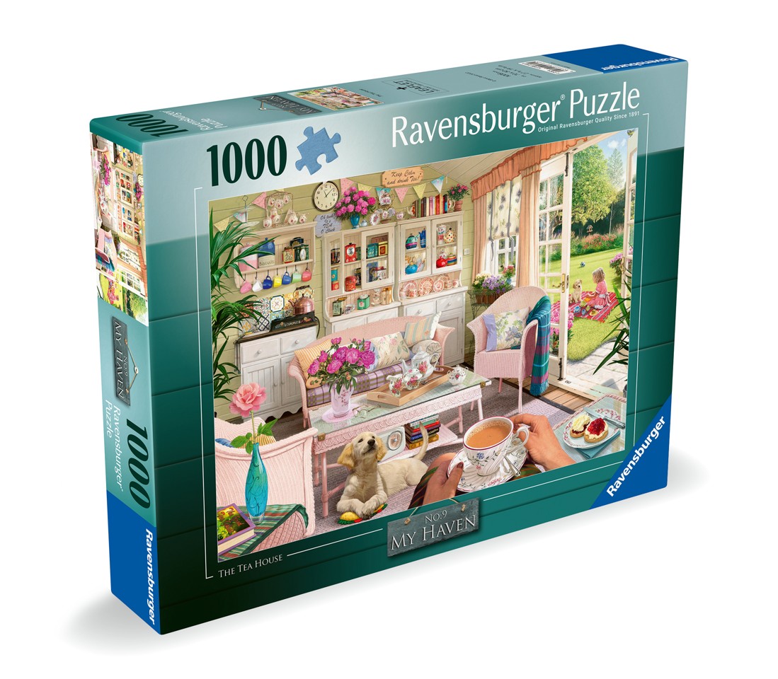 Ravensburger - Puslespil The Tea Shed 1000 brikker