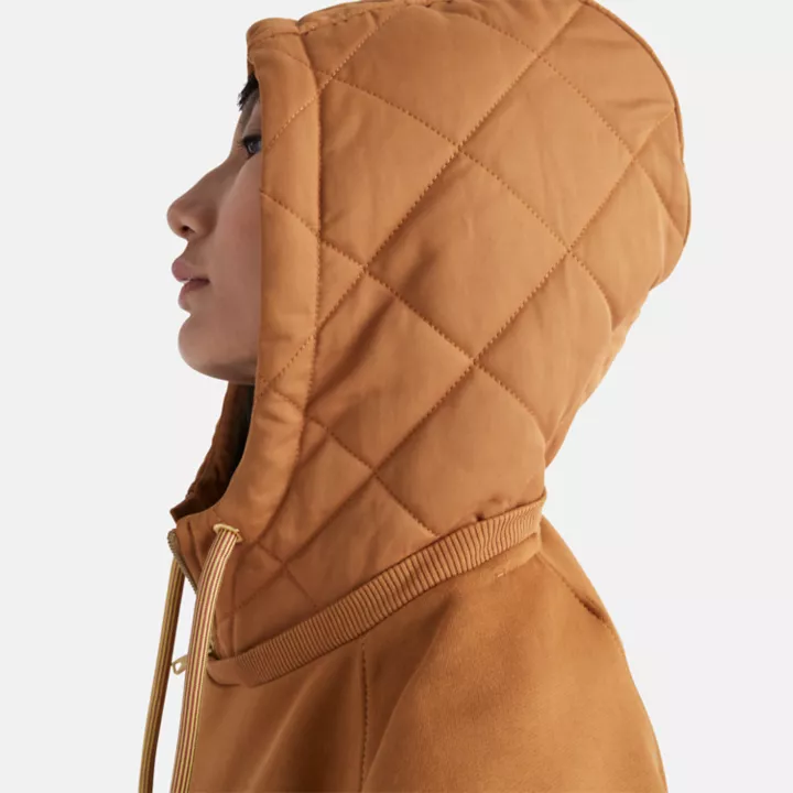 Sweat à capuche Timberland x Humberto Leon en jaune foncé