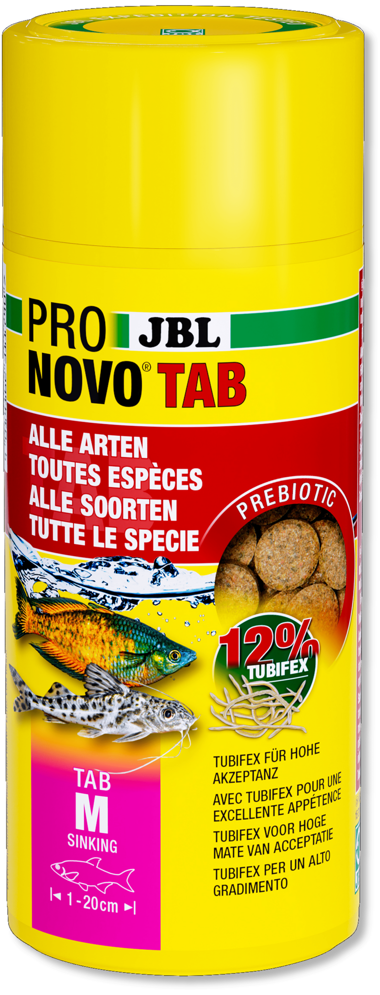 JBL Pronovo Tab M 250ml | Zinkende voedertabletten