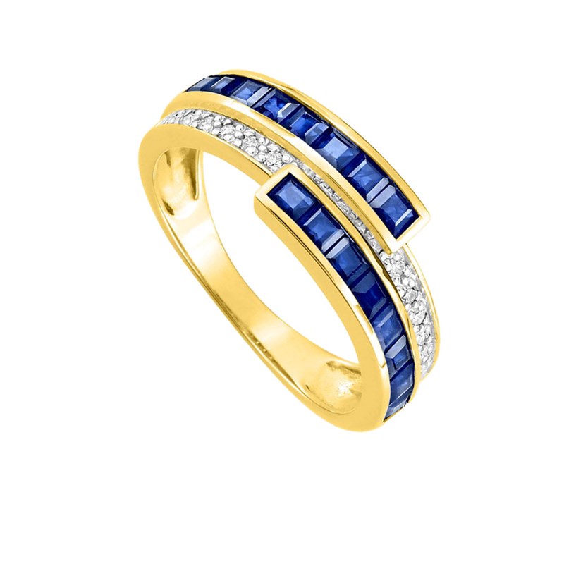 Bague femme - Saphir - Or 18 Carats