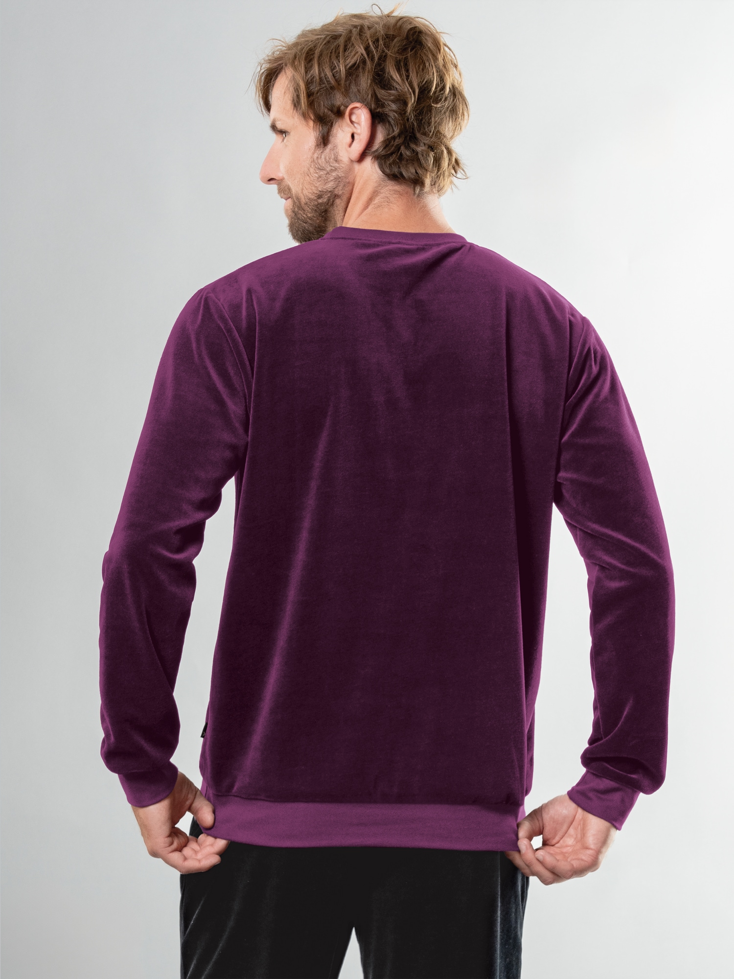 Nicky-Shirt Aubergine