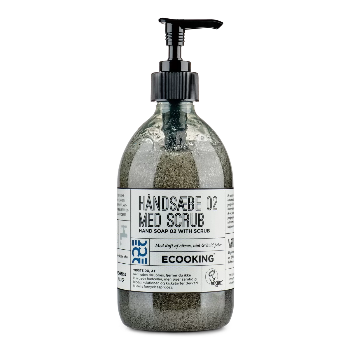 ECOOKING Håndsæbe 02 med Scrub - 500 ml.
