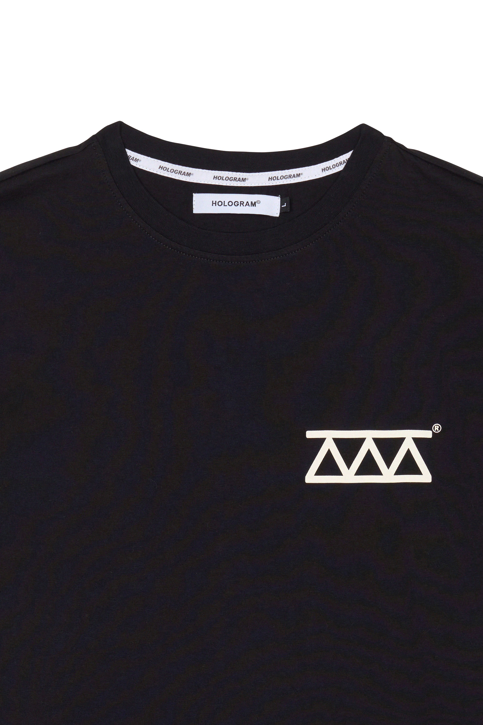 Hologram T-shirt RELIEF BLACK Noir