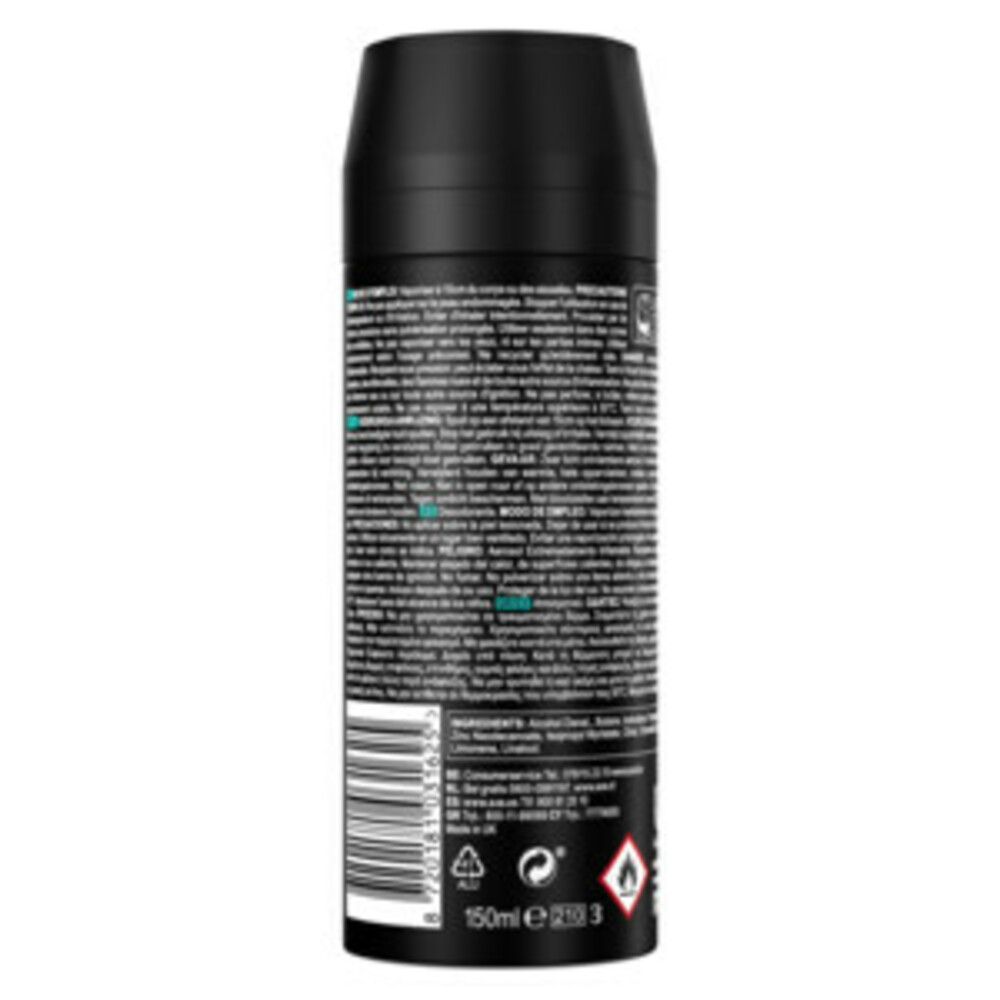 6x Axe Deodorant Bodyspray Apollo150 ml