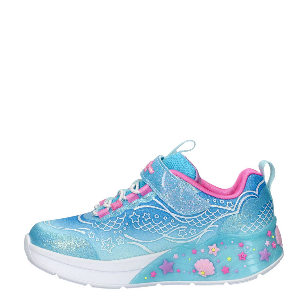 Skechers S Lights Mermaid Dreamssneakers met lichtjes blauw