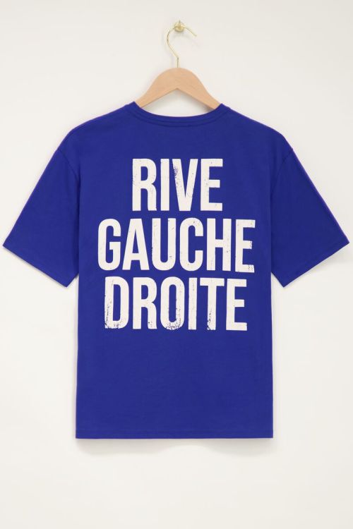 Blauw T-shirt Rive Gauche Droite