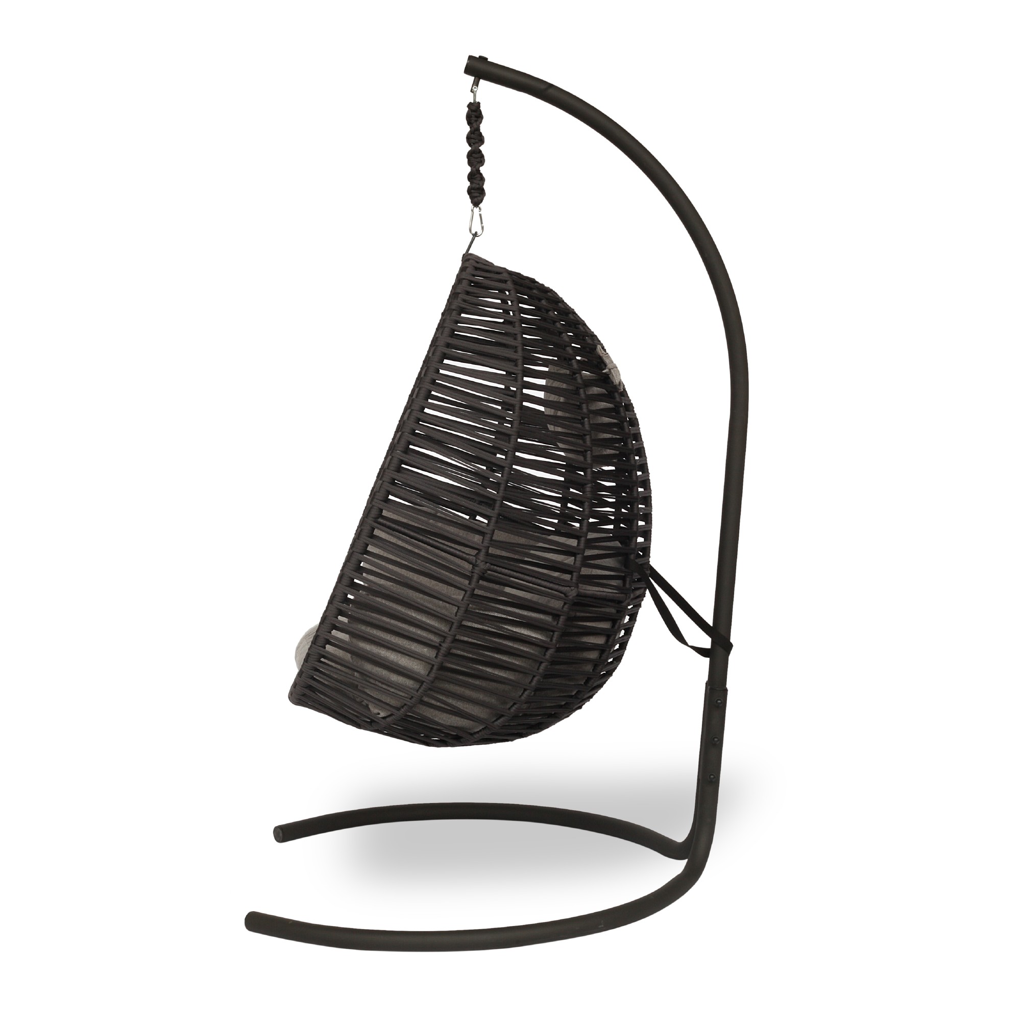 Freischaukler 'Alexis' mit Polstern, grau, H 200 cm, B 115 cm, T 120 cm günstig bestellen