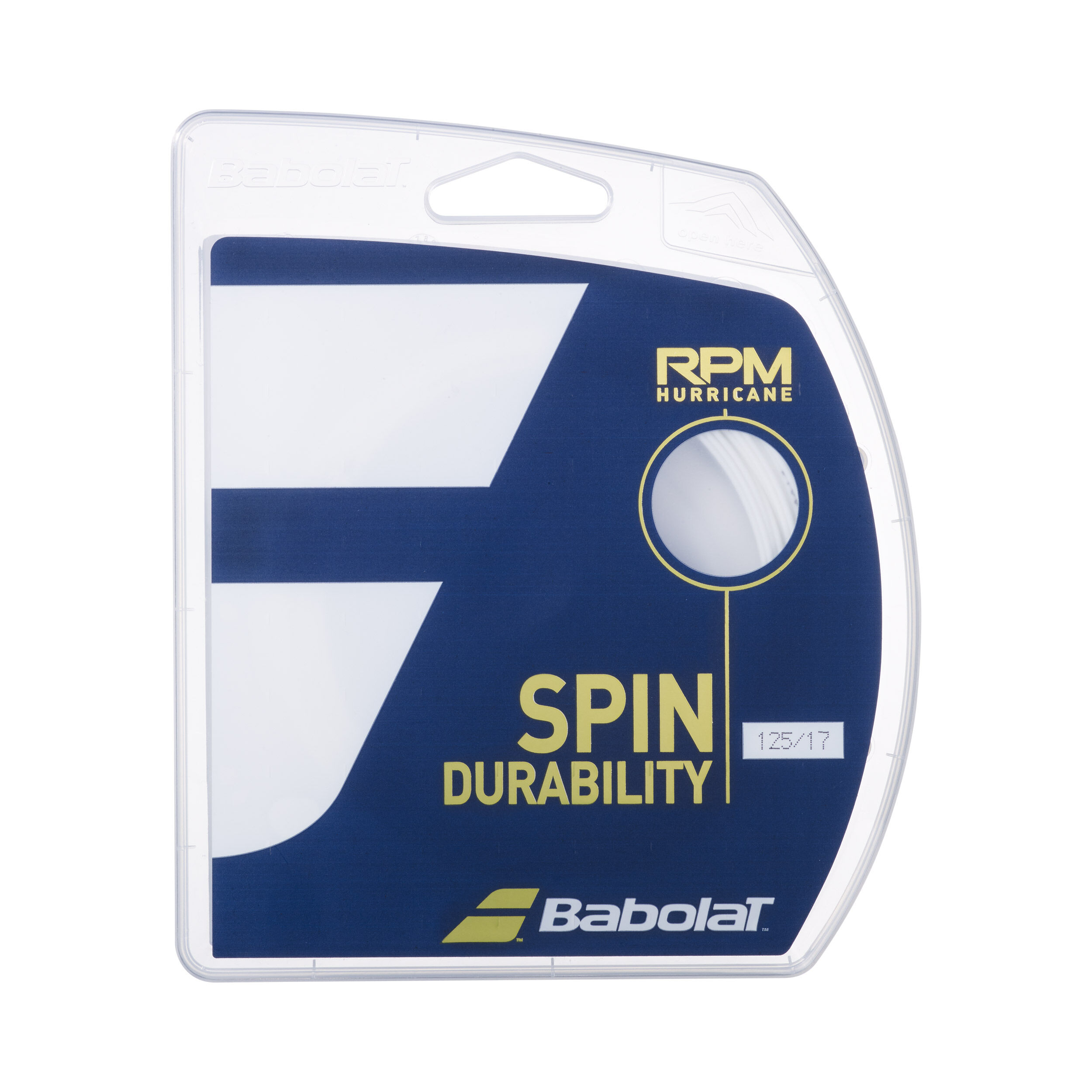 Babolat RPM Hurricane Cordage En Garniture 12m - Blanc