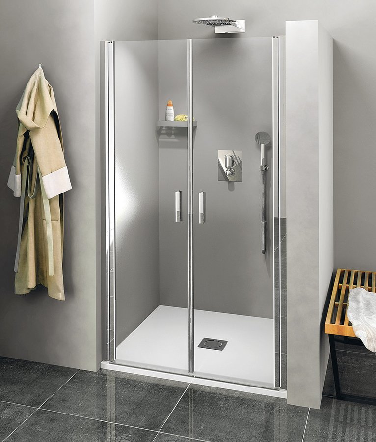 Polysan Zoom Line pendeldeur 100cm chroom