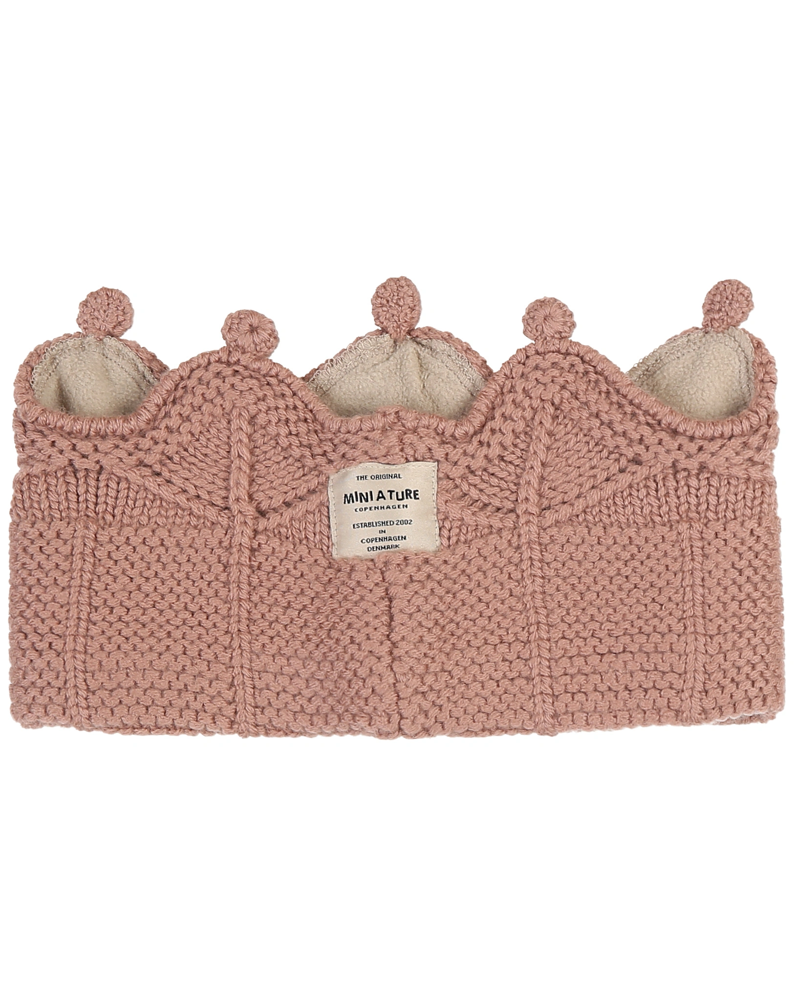Strick-Stirnband MATCINNI in wood rose