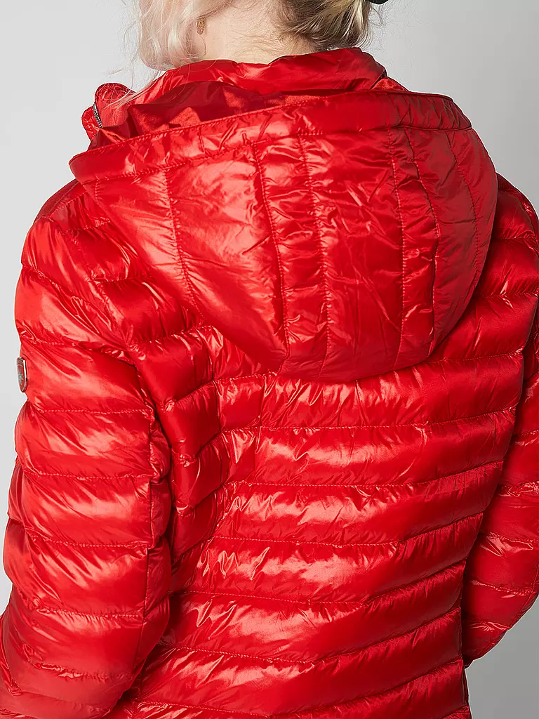 WELLENSTEYN Leichtsteppjacke ITALY HOOD  rot