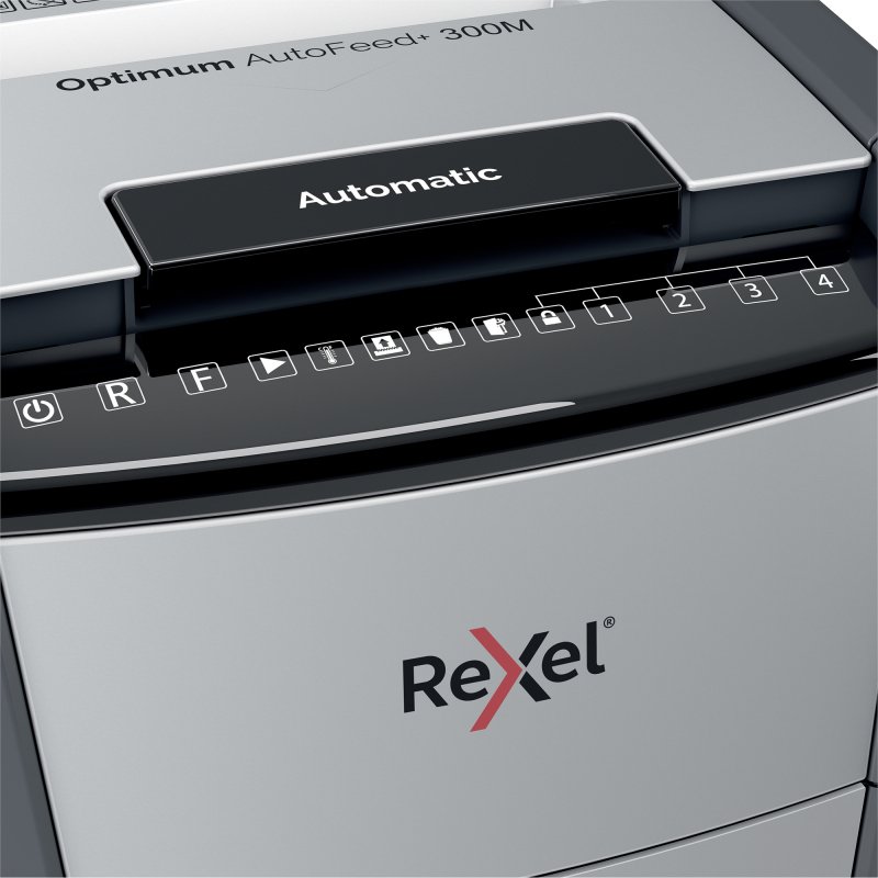 Destructeur Rexel Optimum Auto+ 300M - coupe micro