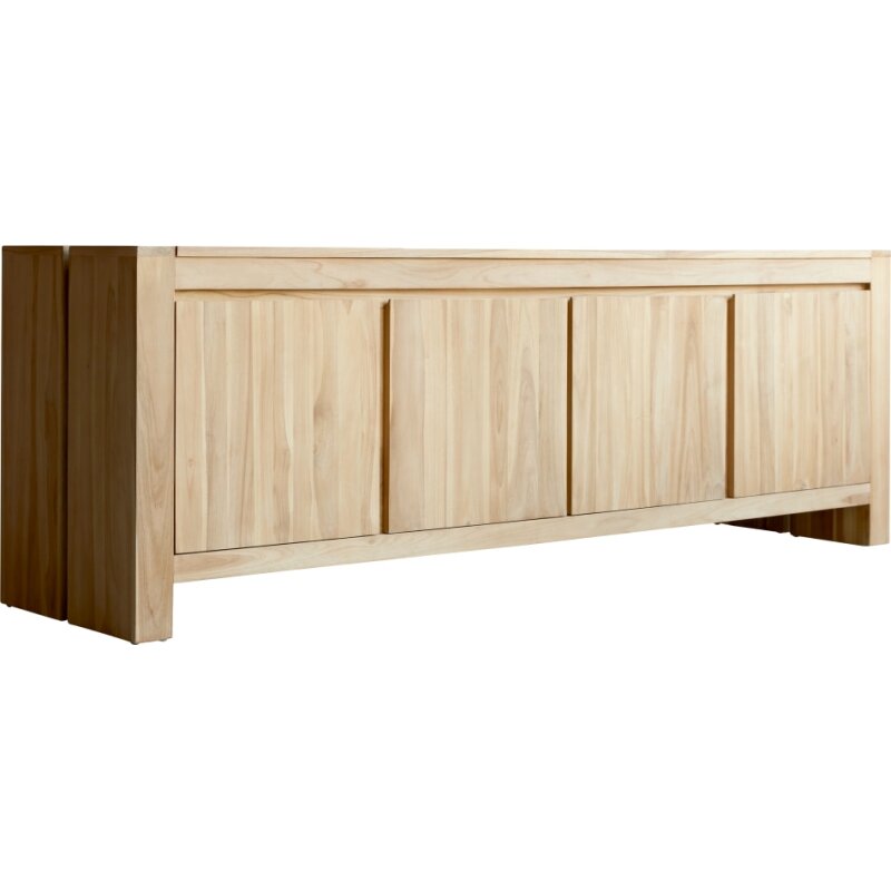 Buffet en teck massif L 210 cm Edene