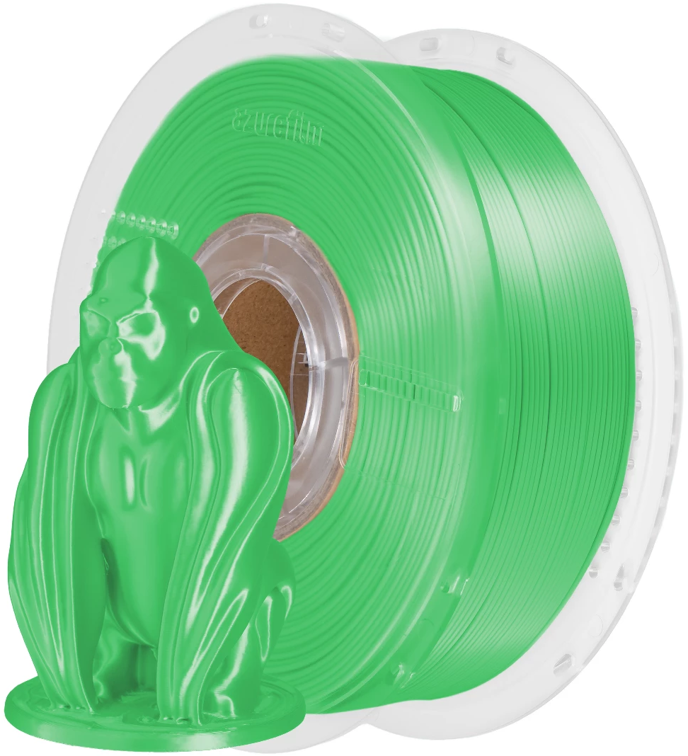 AzureFilm  PLA Silk Aquamarine, 1,75 mm / 1000 g    PLA-Material mit seidigem Finish