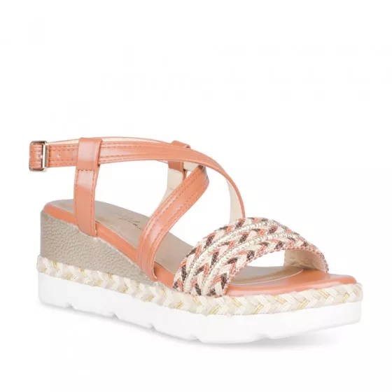 Sandales COGNAC LADY GLAM