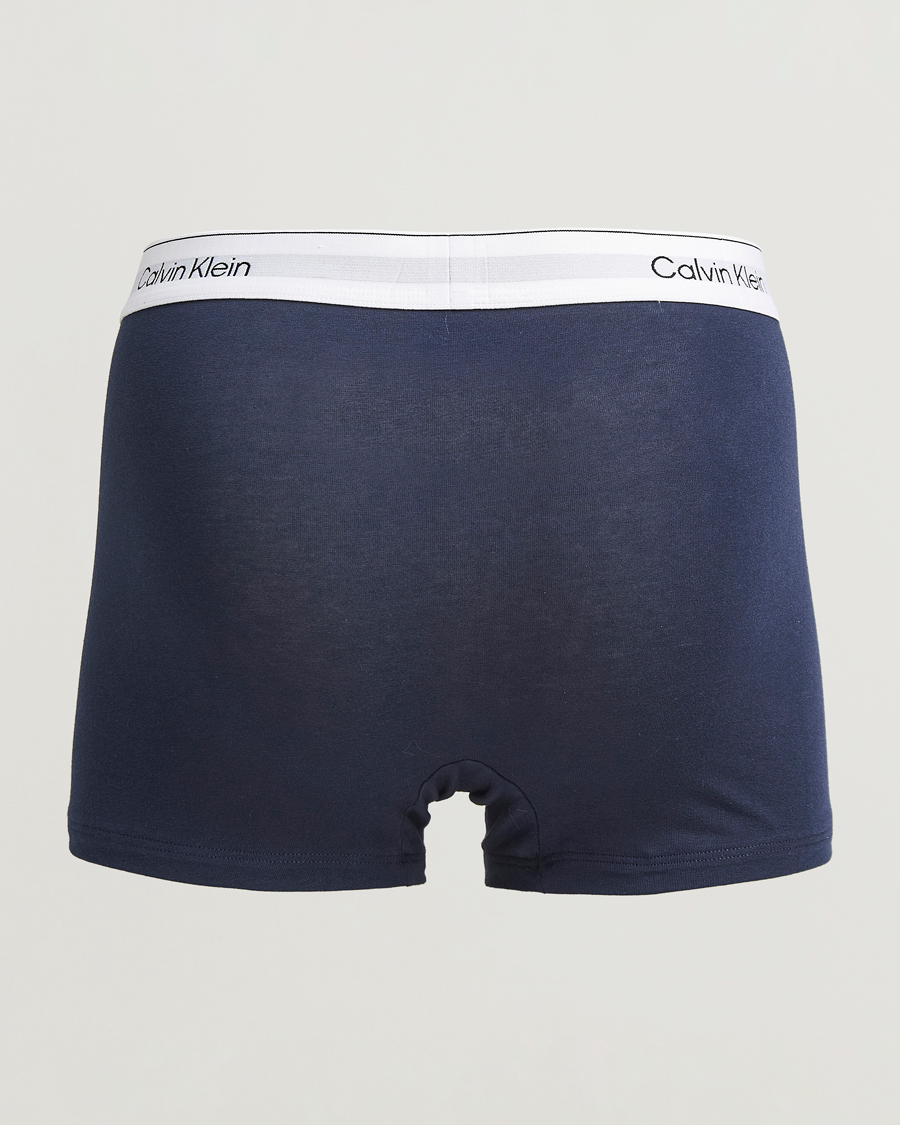 Calvin Klein 3-Pack Icon Cotton Stretch Relaxed Trunk Blue/Grey/Green