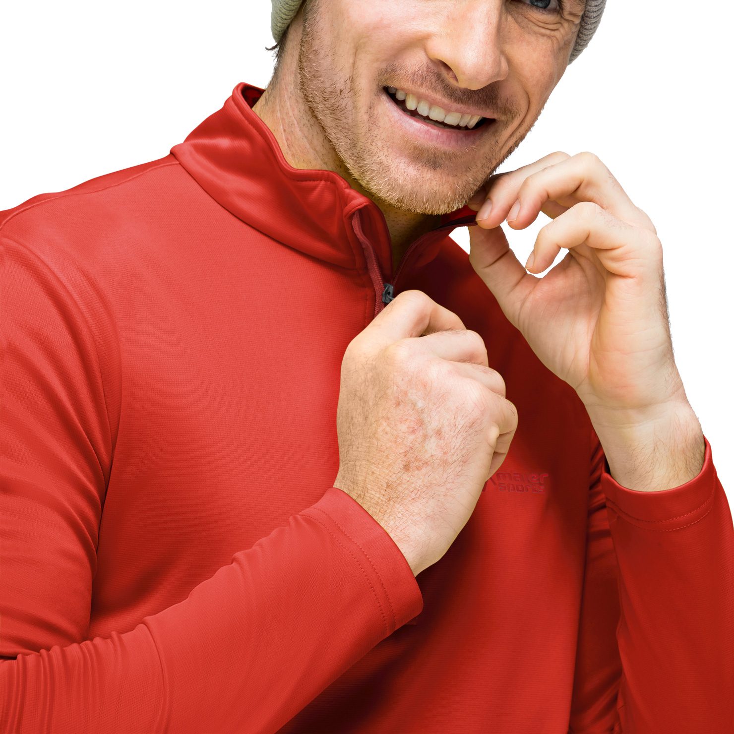 Maier Sports Felix Pullover Herren paprika flame