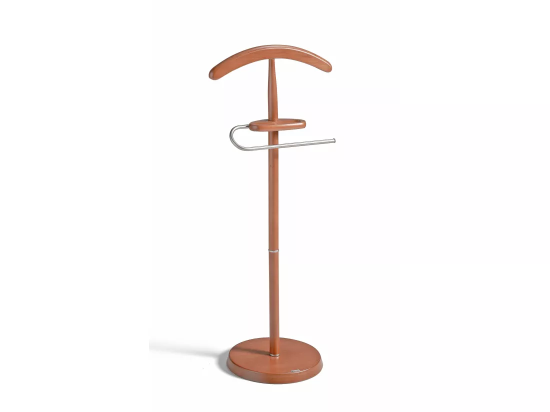 Valet de nuit - H111cm x L44cm x P30cm - hêtre massif cerisier - Arbre