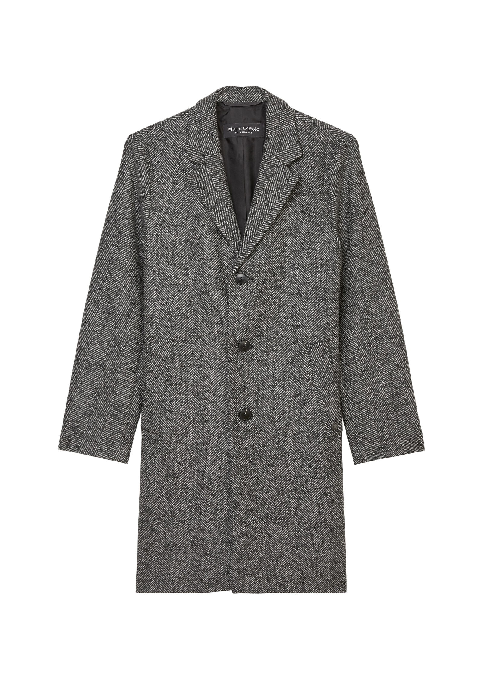 Marc O'Polo Langmantel , Herringbone-Muster