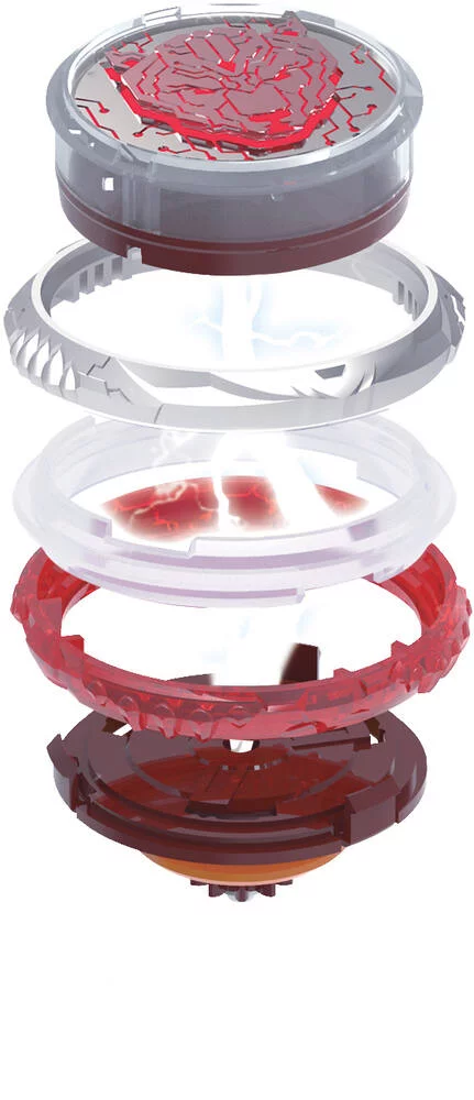 INFINITY NADO VI  -PACK LANCEUR SABRE DELUXE  ET TOUPIE LUMINEUSE