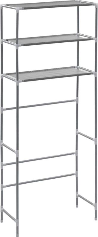 vidaXL - Opbergrek - Zilver - Roestvrij Staal - 3-laags