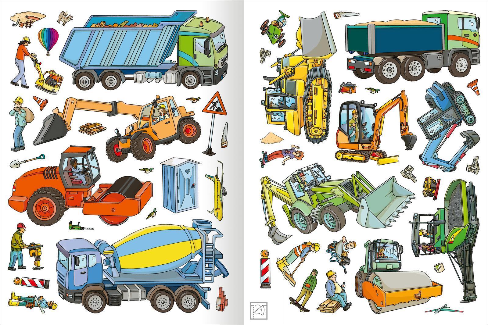 Das superdicke Stickerheft -  Fahrzeuge