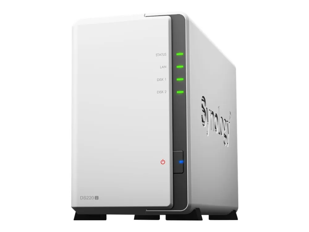 Synology Disk Station DS220j - NAS-server - 2 bays - SATA 6Gb/s - RAID 0, 1, JBOD - RAM 512 MB - Gigabit Ethernet - iSCSI support