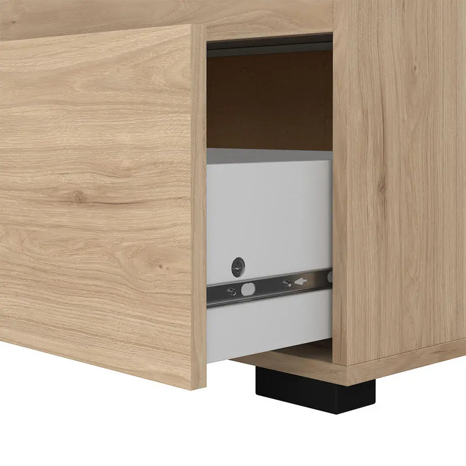 Hioshop Sofia ladekast 3 lades eikdecor