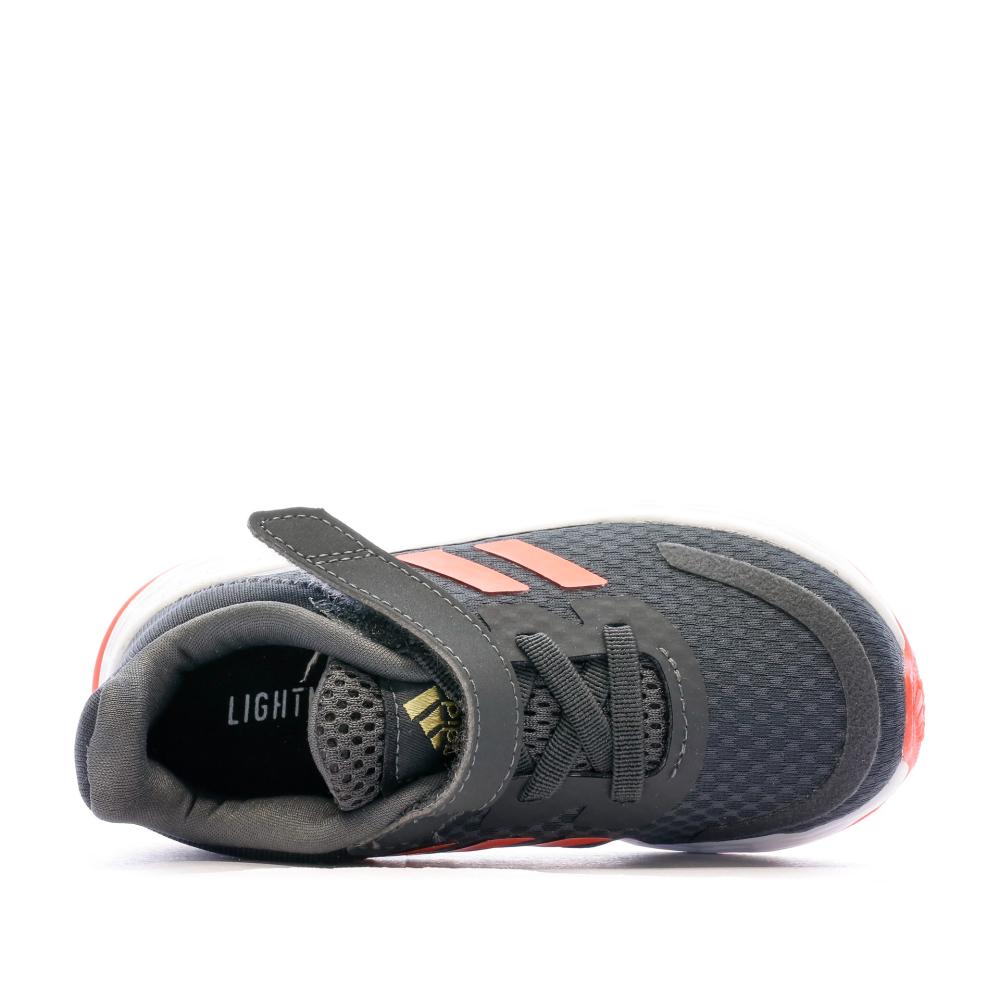 Adidas Baskets Gris Foncé Garçon Adidas Duramo