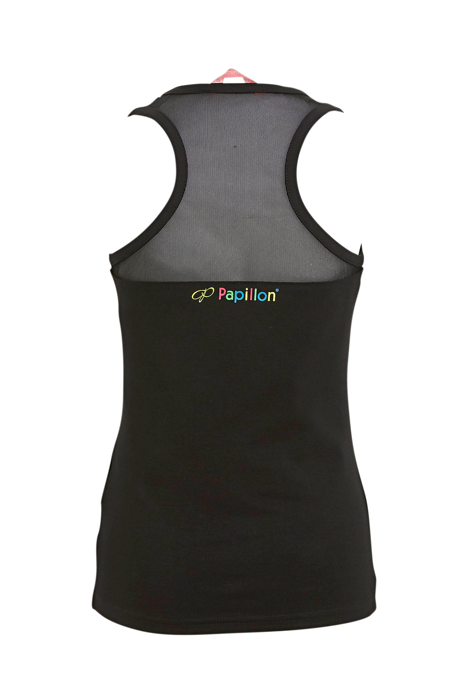 Papillon sporttop zwart/multi