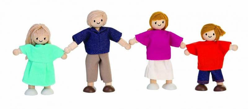 PlanToys Dukkefamilie