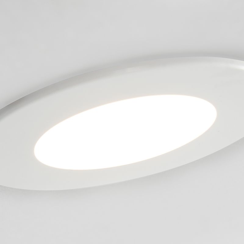 Set van 3 badkamer inbouwspots rond LED 5W wit waterdicht - Blanca